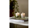 Star Trading LED-Kerzen Set Pillar Kerze 5 cm x 7.5 cm, Weiss