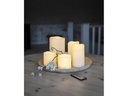 Star Trading LED-Kerzen Set Pillar Paul 5er Pack, Ø 10 cm x 150 mm, Gelb