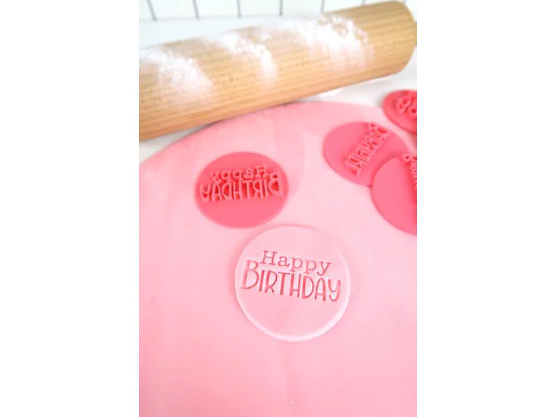 Cut my Cookies Stempel Happy Birthday Text