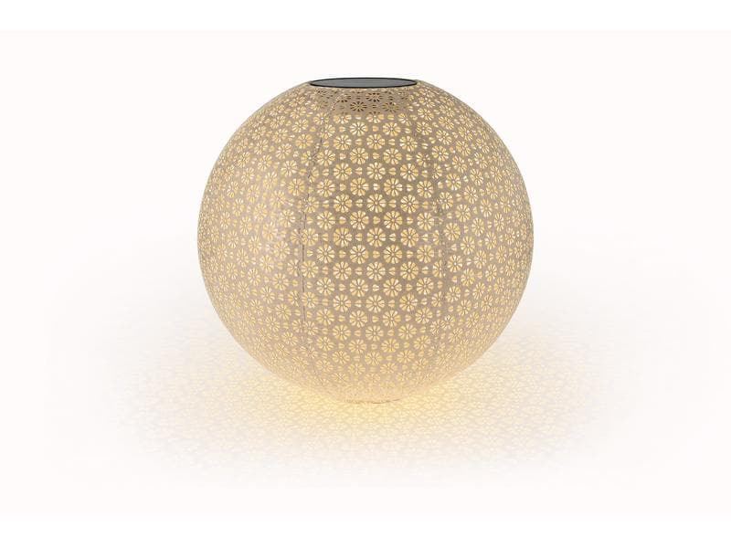 STT Laterne Ball Solar Antic 40 cm Platin
