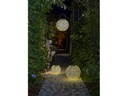 STT Laterne Ball Solar Antic 40 cm Weiss