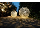 STT Laterne Ball Solar Antic 40 cm Weiss