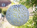 STT Laterne Ball Solar Antic 40 cm Weiss