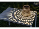 STT Laterne Solar Antic Boho, ⌀ 15, Braun
