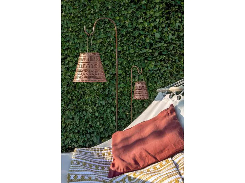STT Laterne Solar Antic Boho, ⌀ 15, Braun