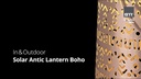 STT Laterne Solar Antic Boho, ⌀ 15, Braun