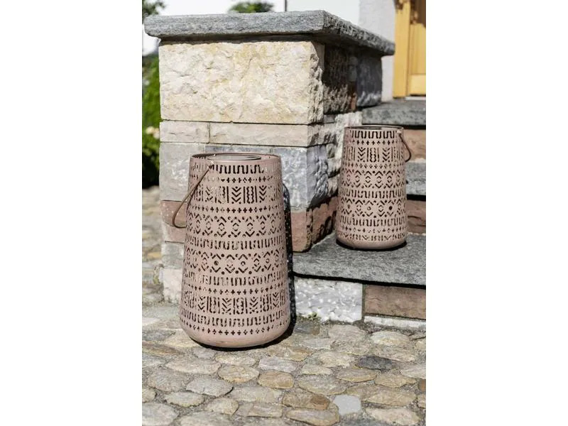 STT Laterne Solar Antic Boho, ⌀ 20, Braun