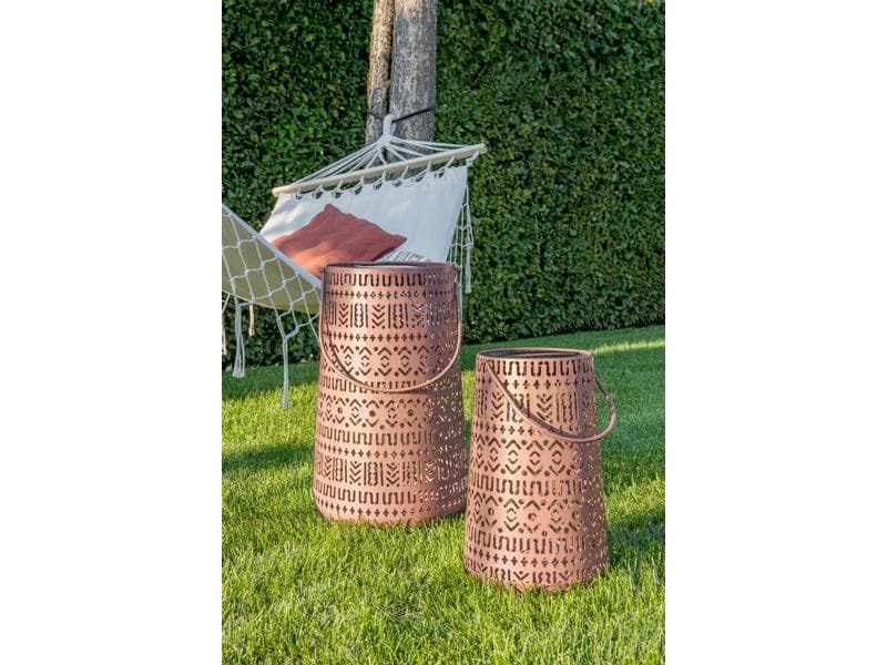 STT Laterne Solar Antic Boho, ⌀ 20, Braun