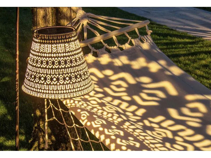 STT Laterne Solar Antic Boho, ⌀ 26, Braun