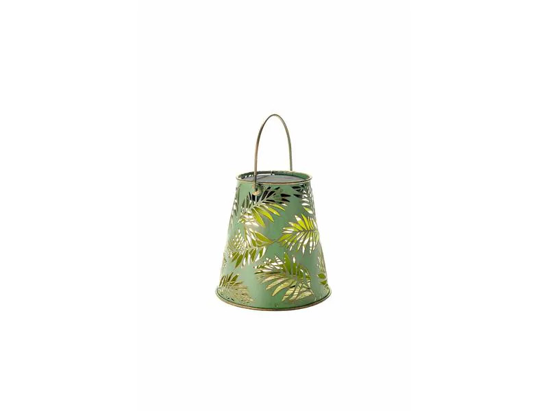 STT Laterne Solar Antic Lantern Bamboo, Grün