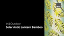 STT Laterne Solar Antic Lantern Bamboo, Grün