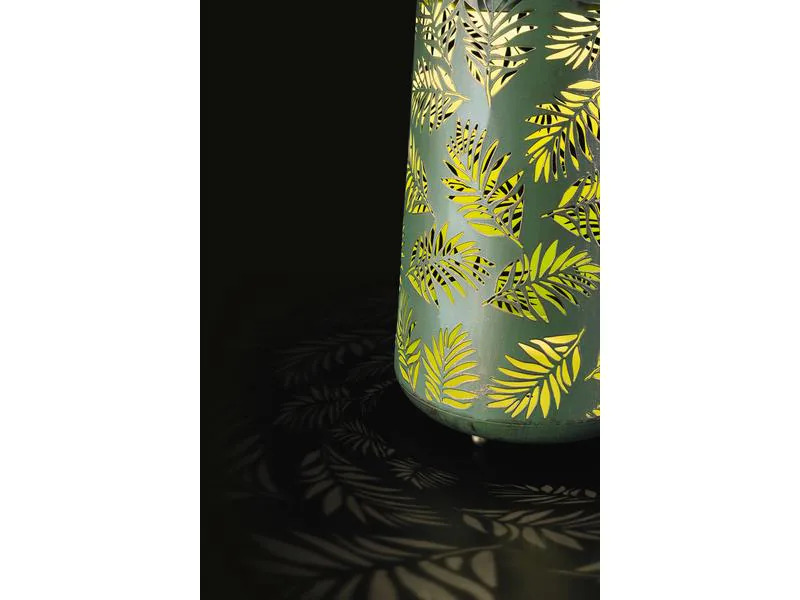 STT Laterne Solar Antic Lantern Bamboo, Grün