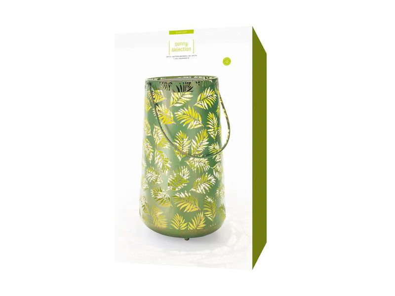 STT Laterne Solar Antic Lantern Bamboo, Grün