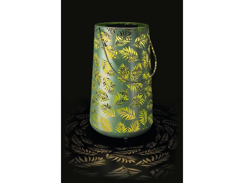STT Laterne Solar Antic Lantern Bamboo, Grün