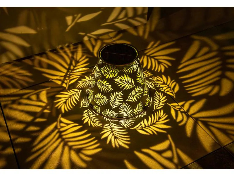 STT Laterne Solar Antic Lantern Bamboo, Grün
