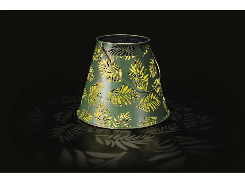 STT Laterne Solar Antic Lantern Bamboo, Grün