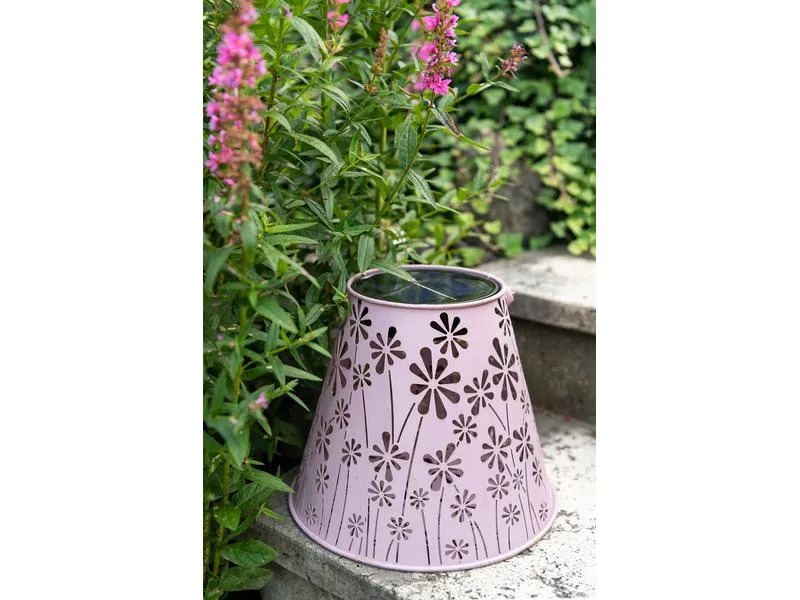 STT Laterne Solar Antic Lantern Daisy, Rosa