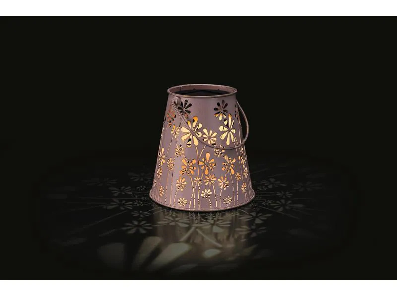 STT Laterne Solar Antic Lantern Daisy, Rosa