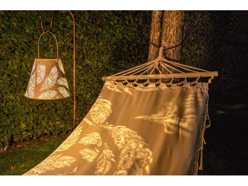 STT Laterne Solar Antic Lantern Feather, Beige
