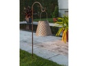 STT Laterne Solar Antic Lantern Platin, Grau