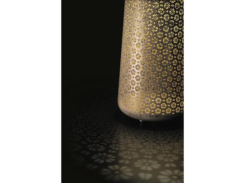 STT Laterne Solar Antic Lantern Platin, Grau