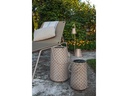 STT Laterne Solar Antic Lantern Platin, Grau