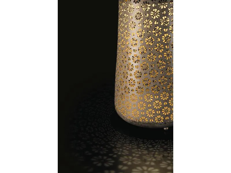 STT Laterne Solar Antic Lantern Platin, Grau
