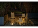 STT Laterne Solar Antic Lantern Platin, Grau