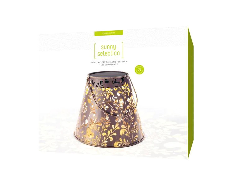 STT Laterne Solar Antic Lantern Romantic, Violett