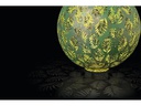 STT Windlicht Solar Antic Ball Bamboo 40, Grün