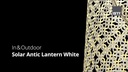 STT Windlicht Solar Antic Ball Bamboo 40, Grün