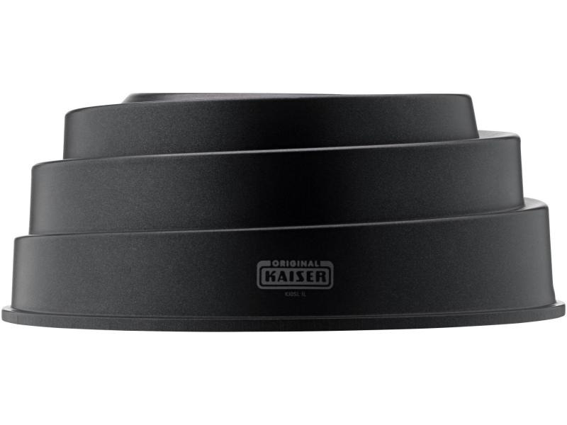 Kaiser Gugelhupf-Backform Twister 25 cm, Schwarz