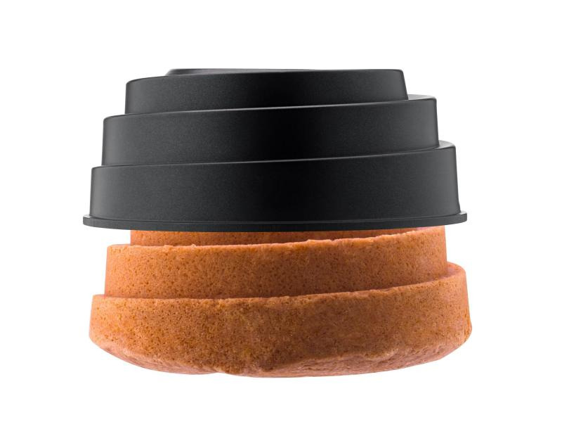 Kaiser Gugelhupf-Backform Twister 25 cm, Schwarz
