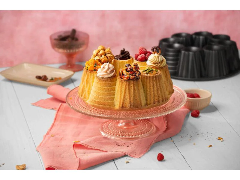 Kaiser Motiv-Backform Tarte- und Törtchen 26 cm, Schwarz