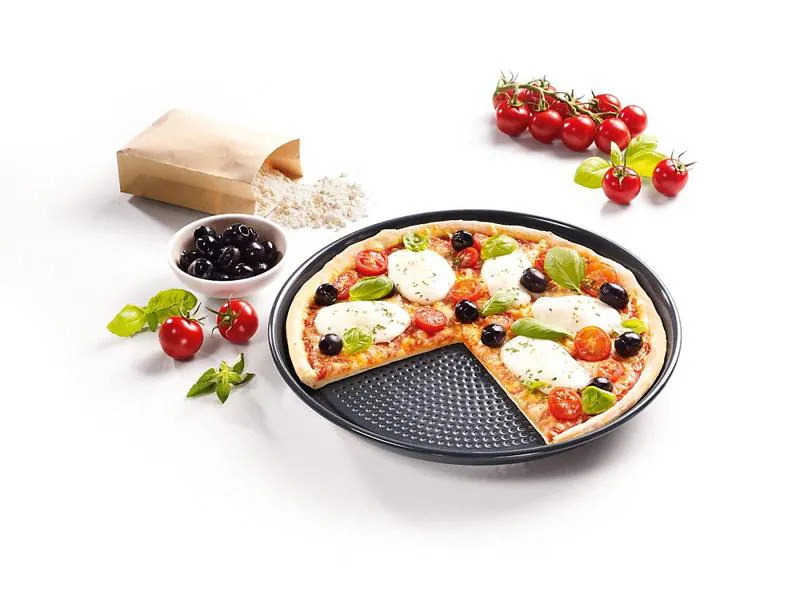 Miele Wähen-Backform HBFP27 Gelocht, Schwarz