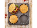 RBV Birkmann Brot-Backform Burger 4 Mulden