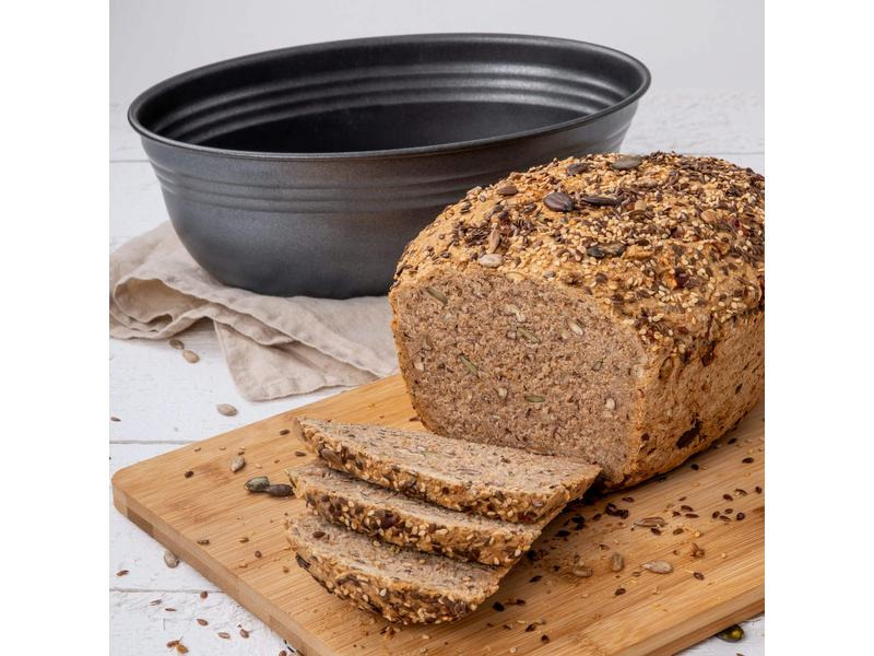 Zenker Brot-Backform Black Metallic oval, 26.5 x 16.5 cm