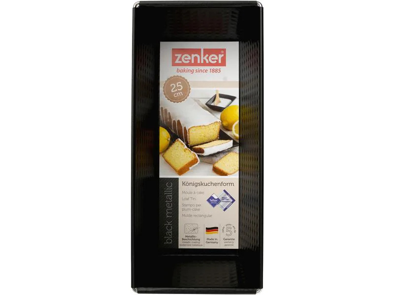 Zenker Cake-Backform Black Metallic 25.5 cm, Teflon Classic