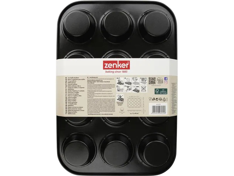 Zenker Muffin Backform Energy 12 Mulden