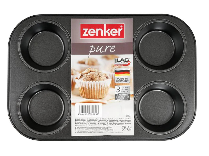 Zenker Muffin Backform Pure 6 Mulden