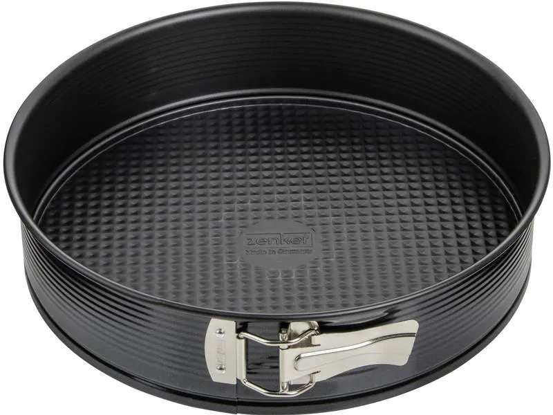 Zenker Springform Black Metallic mit 2 Böden, Ø 28 cm