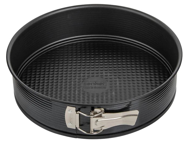 Zenker Springform Black Metallic mit Flach- und Rohrboden, Ø 26 cm