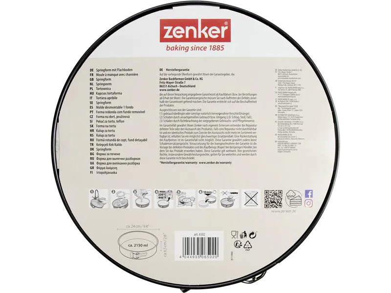 Zenker Springform Black Metallic Ø 24 cm