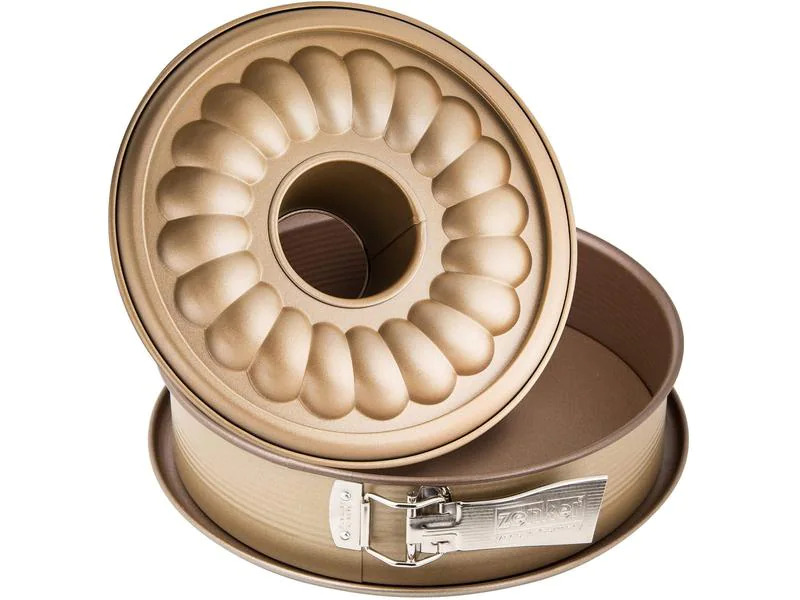 Zenker Springform Mojave Gold mit 2 Böden, Ø 26 cm