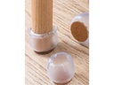Dameco Bodenschoner für Möbelbeine 4er Set, Ø 3.2 cm