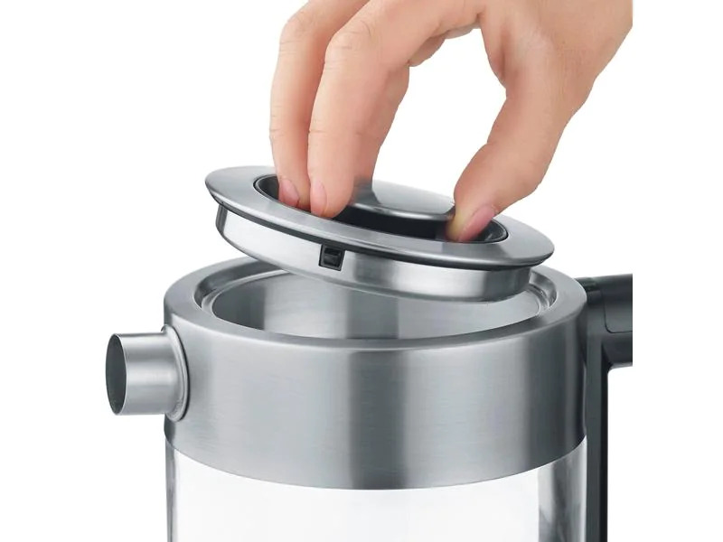 Graef Wasserkocher WK 350, 1 l, Edelstahl/Transparent