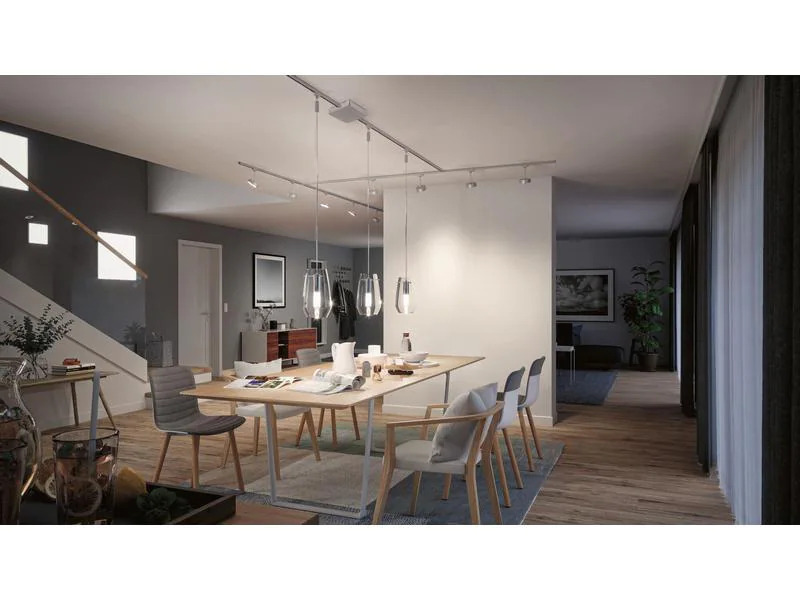 Paulmann URail Mittel-Einspeisung, ZigBee, Chrom
