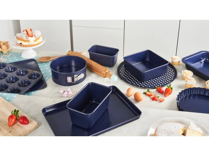 Zyliss Cake-Backform 19 x 11.5 cm, Dunkelblau