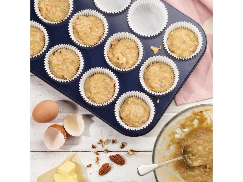Zyliss Muffin Backform 12 Mulden, Dunkelblau