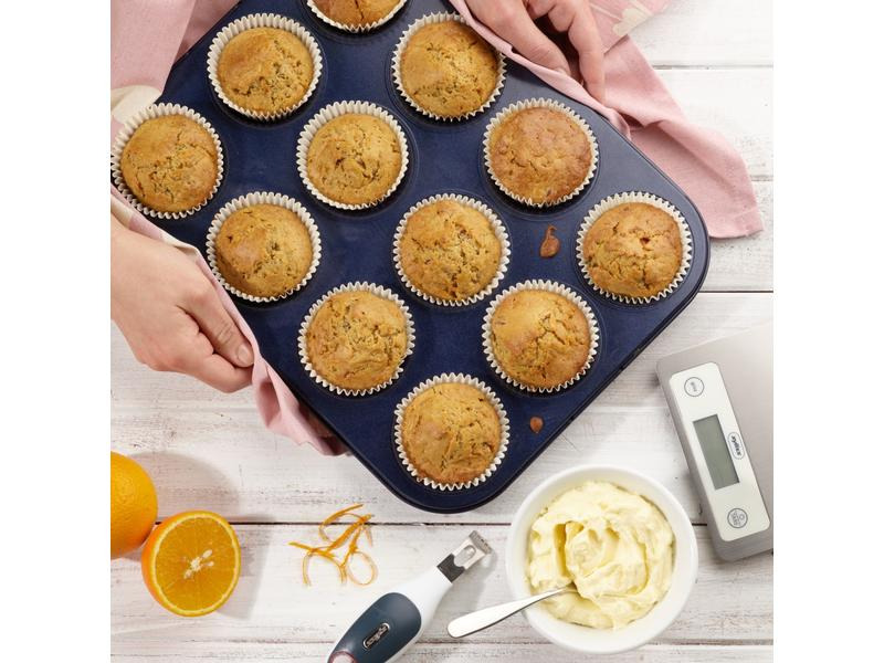 Zyliss Muffin Backform 12 Mulden, Dunkelblau